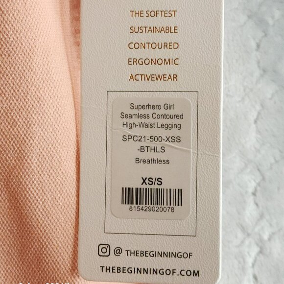 The Beginning Of  Workout Leggings for Women - Superhero Girl - Picture 4 of 8